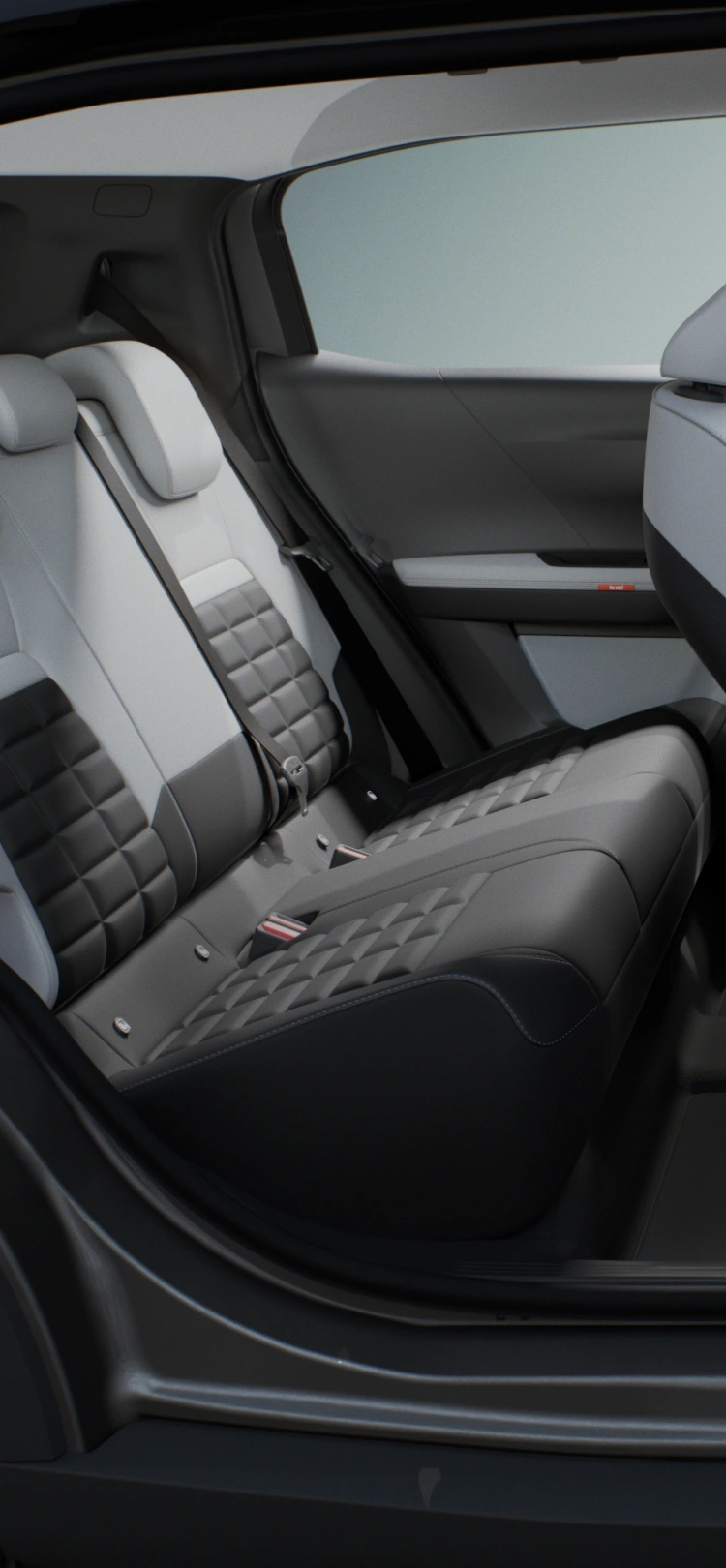 Side interior view of Citroën C3 Aircross SUV highlighting spacious multi‑row seating for comfortable, versatile and affordable everyday passenger mobility.