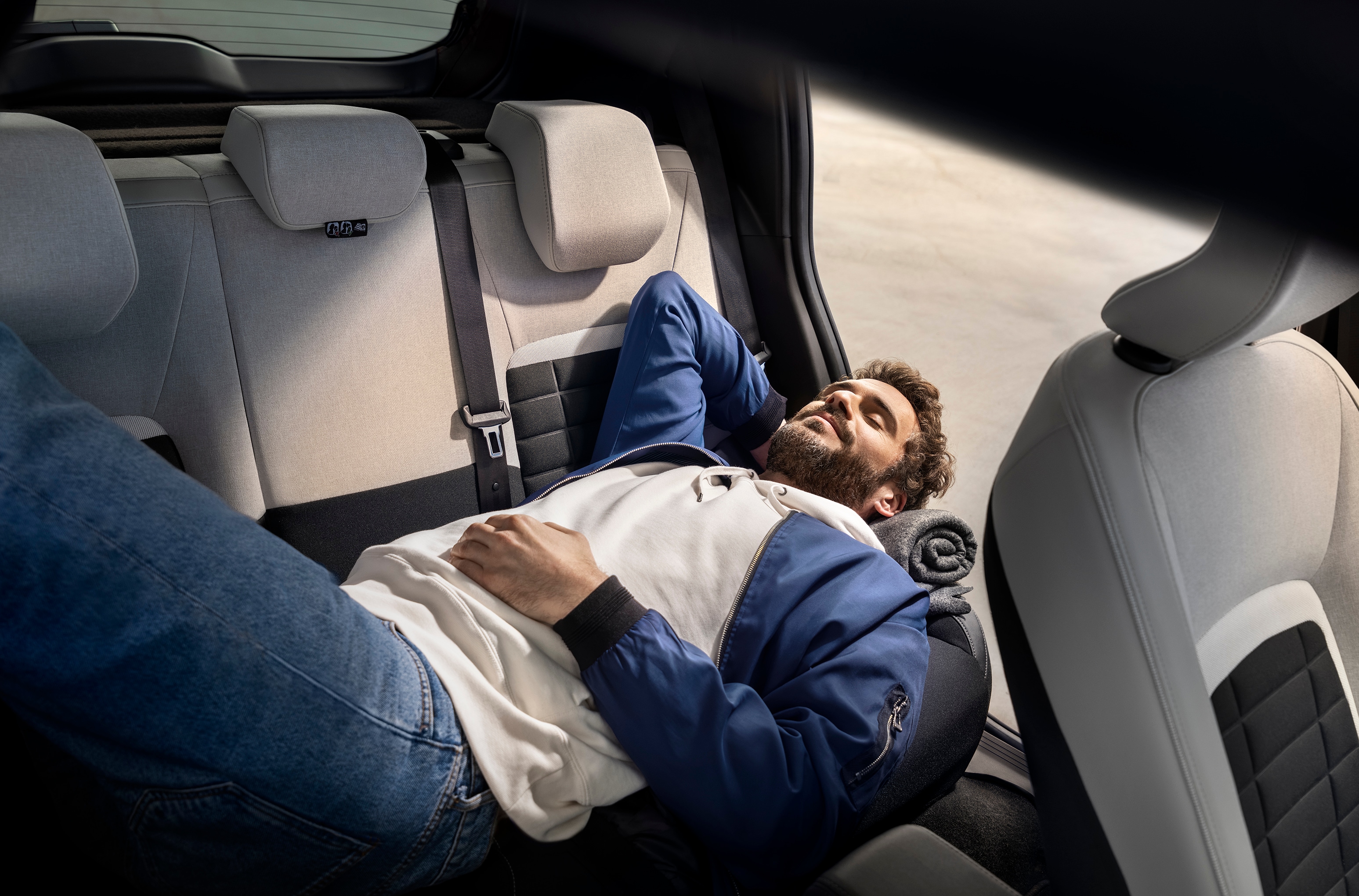 Interior view of Citroën C3 SUV highlighting reclining comfort for relaxed, affordable urban mobility.